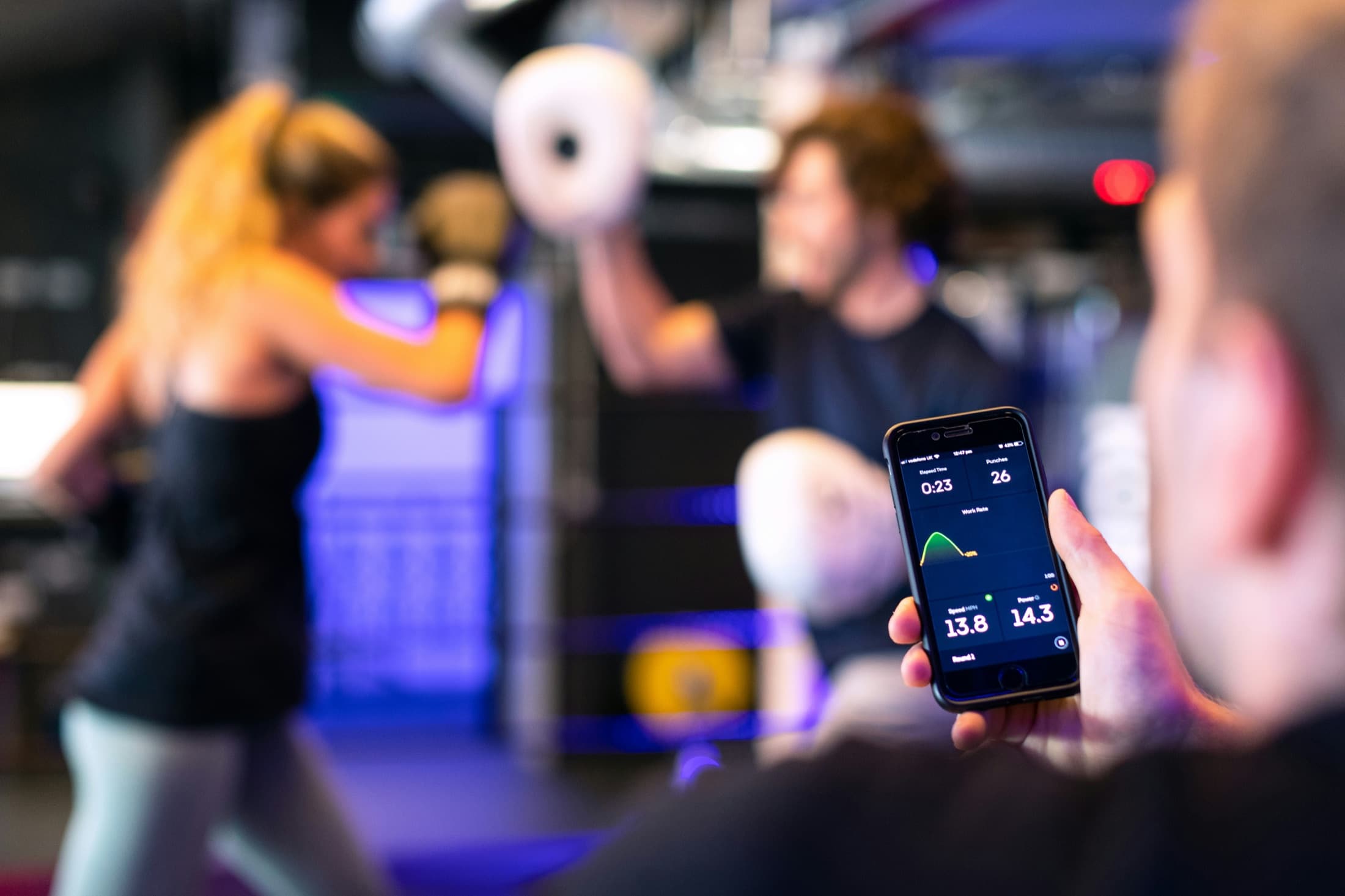 Fitness tracking app in use for feelivity